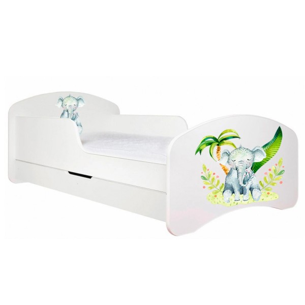 Lit enfant 190x90 avec matelas et tiroir