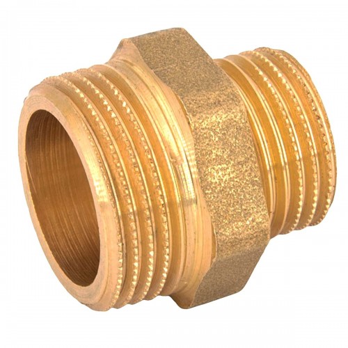 Mamelon laiton réduit mâle mâle à visser 2