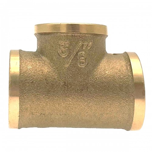 Té femelle laiton à visser