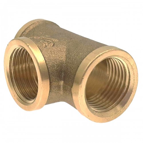 Té femelle laiton à visser 2