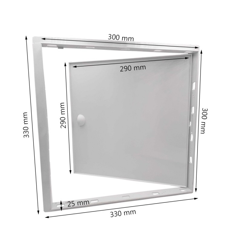 Porte d’inspection plastique ABS sans clé