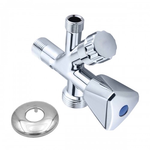 Vanne à clapet d'angle combinée 2