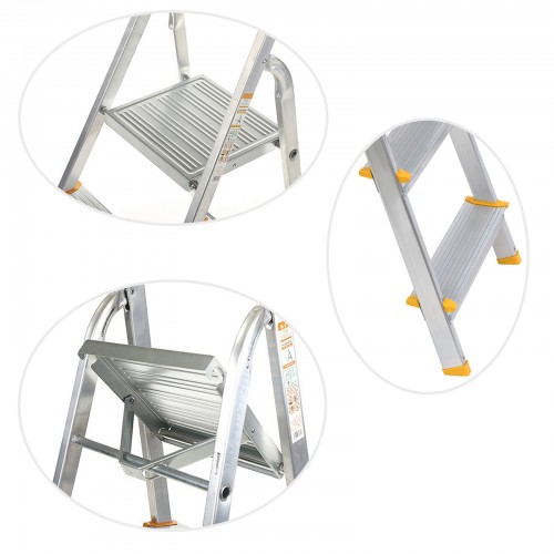 Escabeau en aluminium 8 marches 2