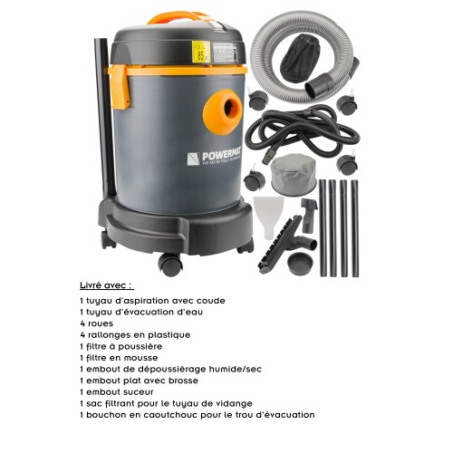 POOL ASPIRATEUR PISCINE MULTIFONCTION 1600W 2