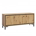 PARII Meuble bas tv 3 portes bois design tendance