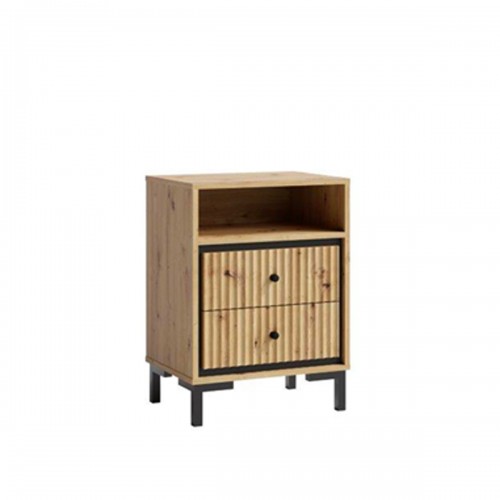 PARII chevet table de nuit 2 tiroirs bois design tendance