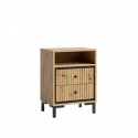 PARII chevet table de nuit 2 tiroirs bois design tendance