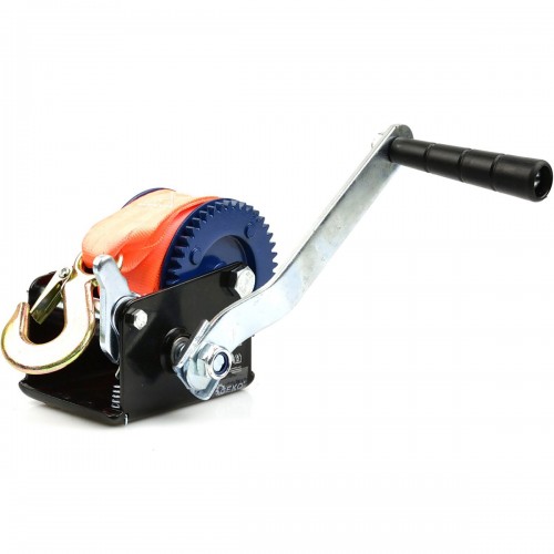 Treuil manuel à sangle - modèle-taille : charge max 363 kg longueur 5 m