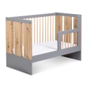 PAULINE Ensemble lit évolutif 120 x 60 bébé enfant et commode à langer PAULINE Ensemble lit évolutif 120 x 60 bébé enfant et commode à langer