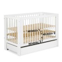 OLIVIA Lit bébé à barreaux 120x60