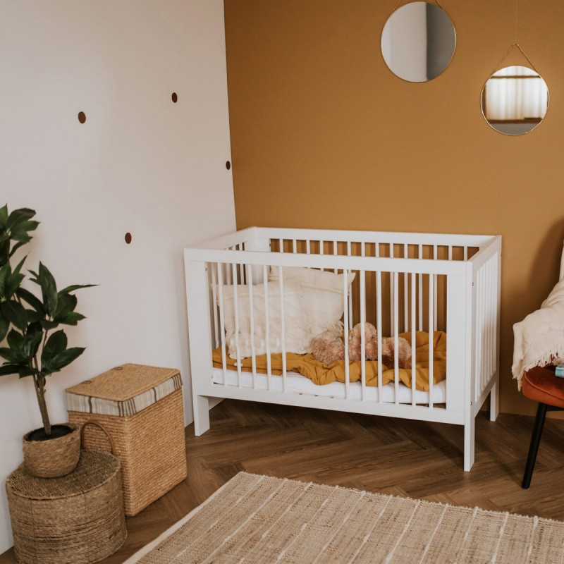 OLIVIA Lit bébé à barreaux 120x60