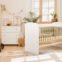 KAROLINA II Ensemble lit bébé 120x60 et commode à langer 3 tiroirs