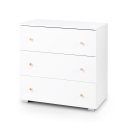 KAROLINA II Commode bébé avec plan à langer amovible et 3 tiroirs KAROLINA II Commode bébé avec plan à langer amovible et 3 tiroirs