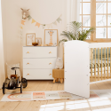 KAROLINA II Commode bébé avec plan à langer amovible et 3 tiroirs KAROLINA II Commode bébé avec plan à langer amovible et 3 tiroirs