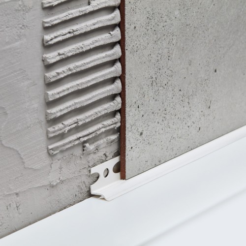 Profilé de carrelage PVC bande de baignoire sous carrelage longueur 1,83 m 2