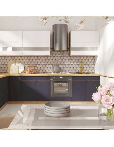 GLAM Ensemble meubles de cuisine 7 éléments 260 cm bois