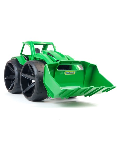 MAXIMUS Bulldozer tractopelle grand jouet maison jardin plage