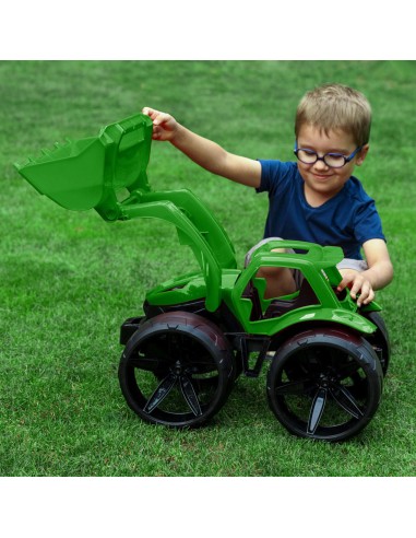 MAXIMUS Bulldozer tractopelle grand jouet maison jardin plage