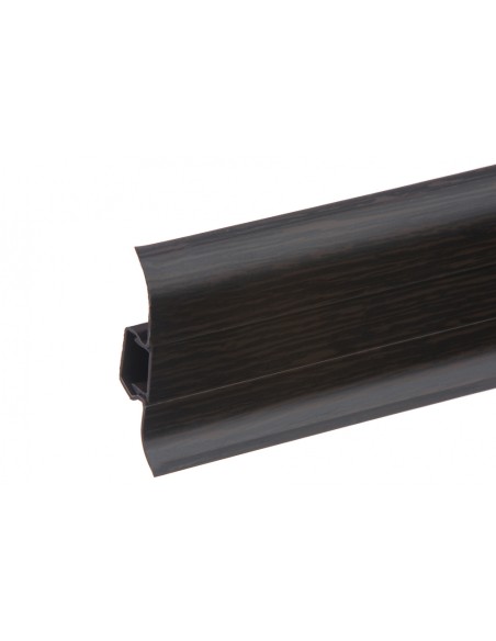 Plinthes goulotte passe-câble PVC 59 mm - 1,10 m avec raccords inclus