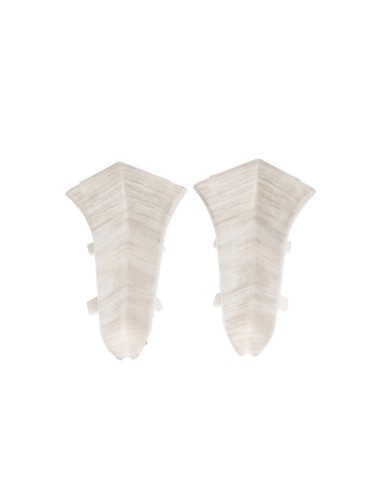 Plinthes goulotte passe-câble PVC 59 mm - 1,10 m avec raccords inclus