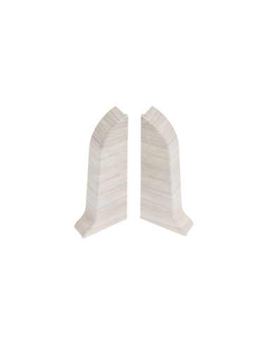 Plinthes goulotte passe-câble PVC 59 mm - 1,10 m avec raccords inclus