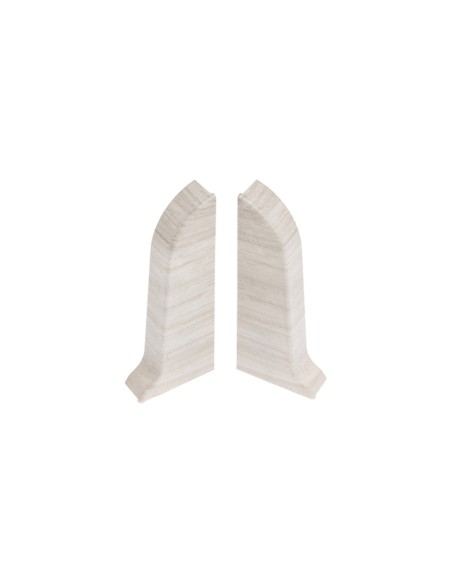 Plinthes goulotte passe-câble PVC 59 mm - 1,10 m avec raccords inclus