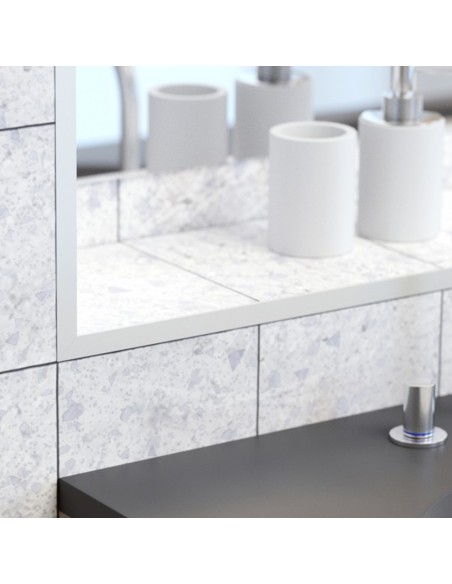 Profilé de finition en aluminium pour carrelage angle droit 10 mm longueur 2,5 m