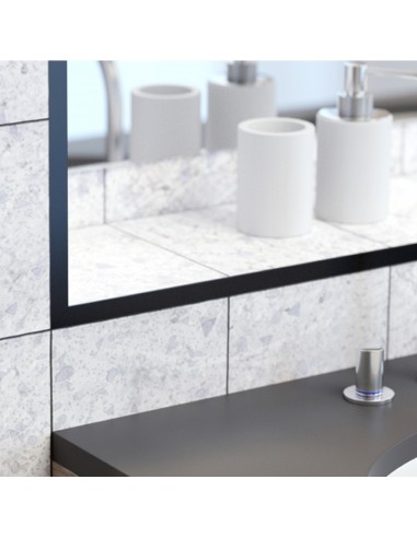 Profilé de finition en aluminium pour carrelage angle droit 10 mm longueur 2,5 m