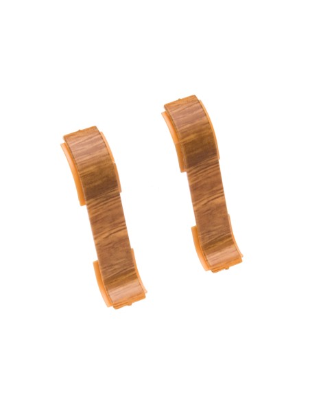 2 raccords pour plinthe PVC 59 mm