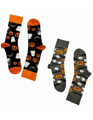 Chaussettes fantaisie unisexes en coton taille unique 37-44