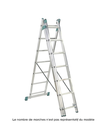 Echelle transformable en aluminium 3 plans