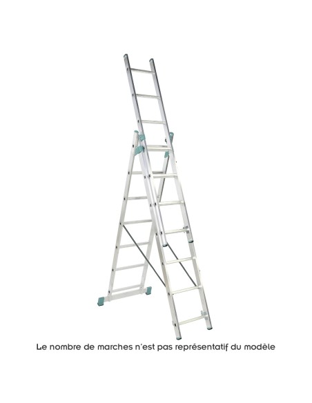 Echelle transformable en aluminium 3 plans