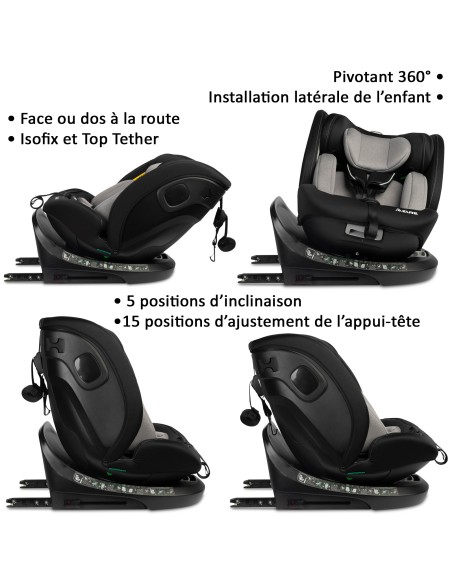 Siège auto AZURE i-Size 360° Isofix 40 à 150 cm inclinable Siège auto AZURE i-Size 360° Isofix 40 à 150 cm inclinable