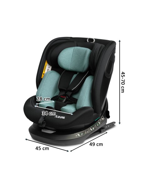 Siège auto AZURE i-Size 360° Isofix 40 à 150 cm inclinable Siège auto AZURE i-Size 360° Isofix 40 à 150 cm inclinable