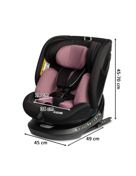 Siège auto AZURE i-Size 360° Isofix 40 à 150 cm inclinable Siège auto AZURE i-Size 360° Isofix 40 à 150 cm inclinable