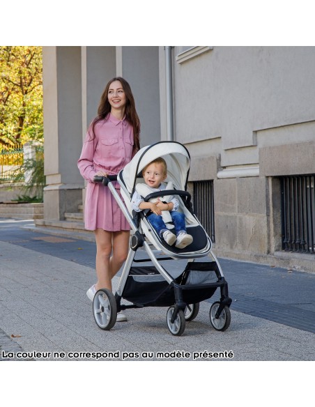 VISTA Poussette combinée jusqu'à 22 kg nacelle souple + assise classique avec cosy i-Size et base Isofix en option VISTA Poussette combinée jusqu'à 22 kg nacelle souple + assise classique avec cosy i-Size et base Isofix en option