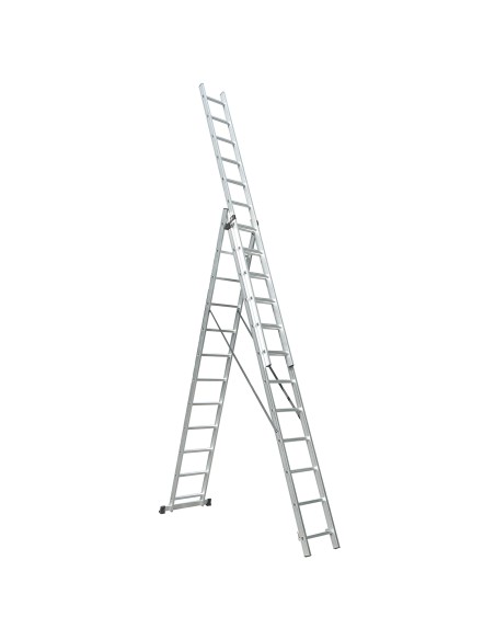 UP Echelle transformable en aluminium coulissante extensible 3 plans