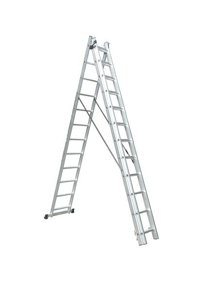 UP Echelle transformable en aluminium coulissante extensible 3 plans