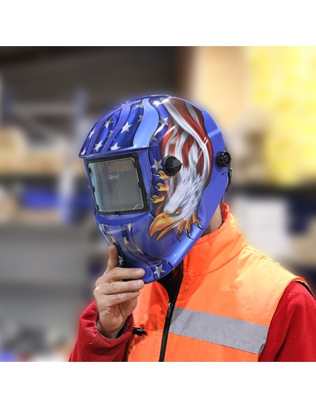 Masque de soudure professionnel photochromique échelon 9/13 DIN