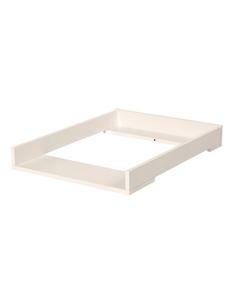 LAURA Ensemble bébé commode et lit évolutif 120x60 Champagne