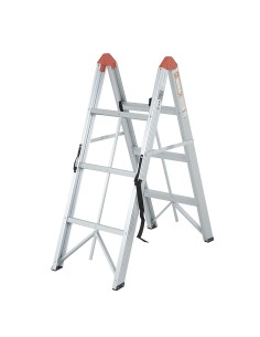 CLIMB Echelle double pliable et compacte en aluminium