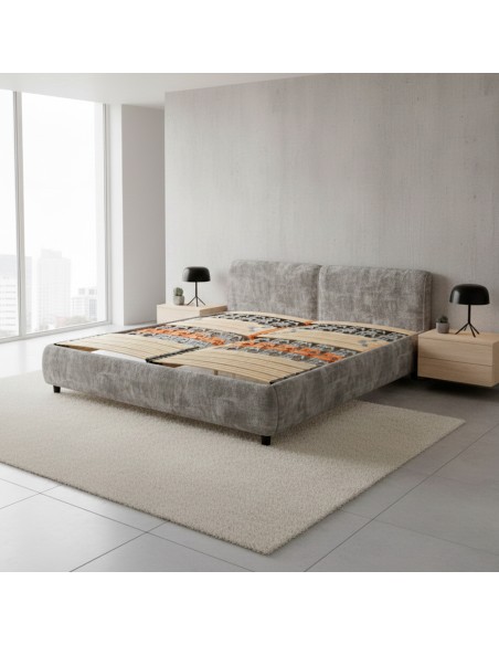 Sommier à lattes ergonomique 7 zones de confort avec plots de soutien