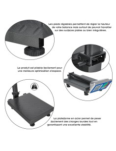 Balance industrielle électronique écran LED 2