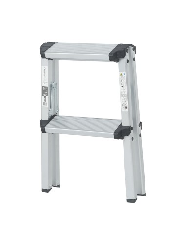 STEP Marchepied double pliable en aluminium