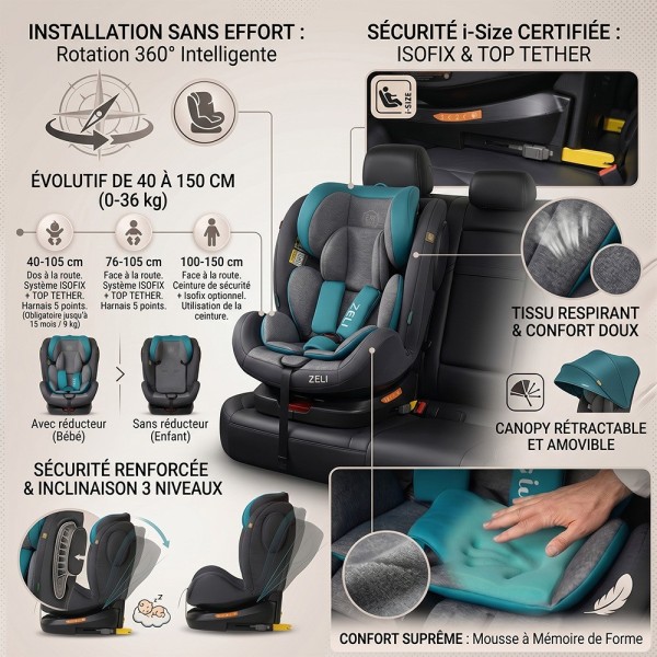 Siège auto ZELI