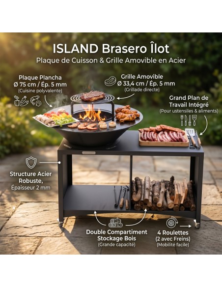 ISLAND Brasero