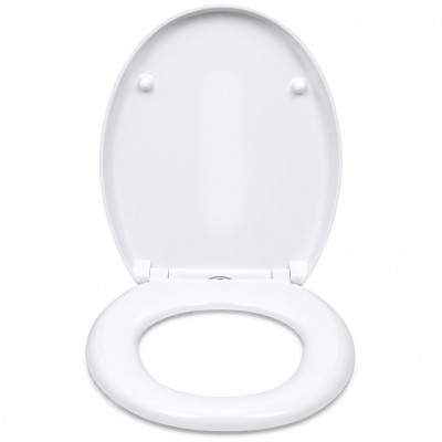 DUN Abattant WC en duroplast hygiénique déclipsable fermeture silencieuse