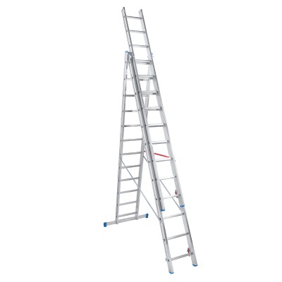 PETRA Echelle professionnelle transformable en aluminium 3 plans