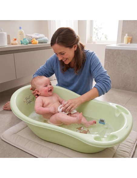 Baignoire bébé avec thermomètre