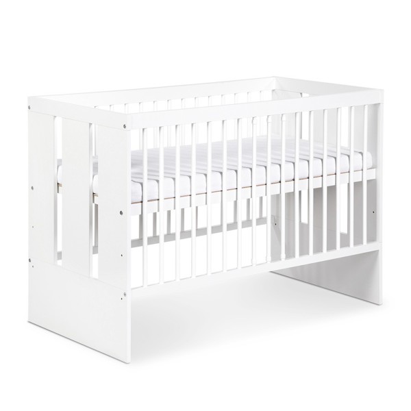 PAOLA Lit bébé évolutif avec barreaux
